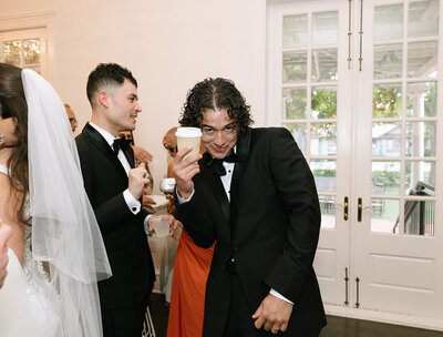 Groom shot