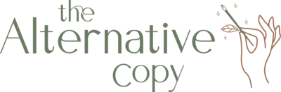 the alternative copy logo