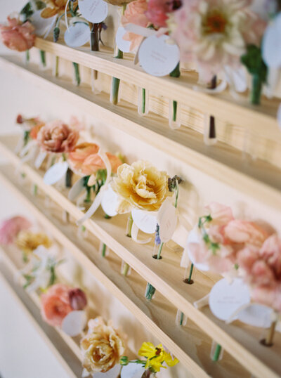 Wedding flower details planned by Bianca Nichole and Co