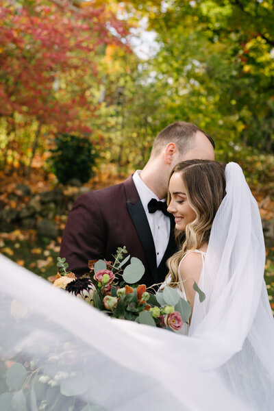 Bridal portrait showcasing timeless and effortless makeup