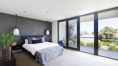 Interior finishes with custom lighting in Boise build