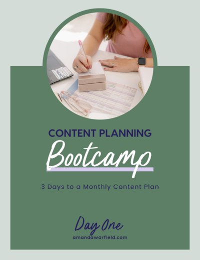 Content Planning Bootcamp_Day Three