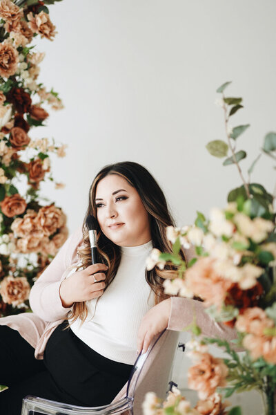 Makeup By Chelsea & Co, feminine Edmonton hair and makeup artist, featured on the Brontë Bride Vendor Guide.