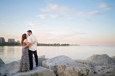 Milwaukee Engagement Photography at Lakefront