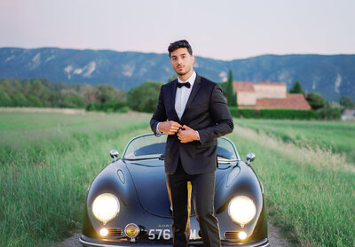 Photoshoot Homme costume Portrait exterieur élégant