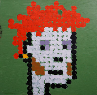 Brent Ray Fraser Cryptopunk Penis Painting - 07
