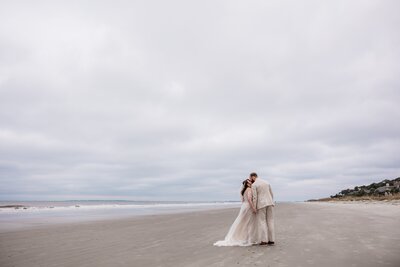 G + M's  elopement at Sea Pines Beach