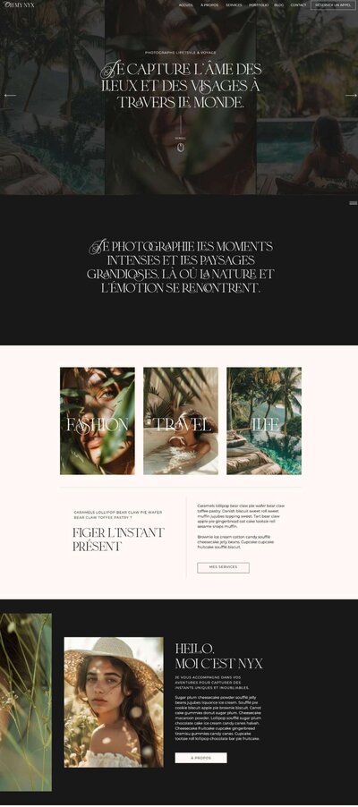 Template showit ésotérique