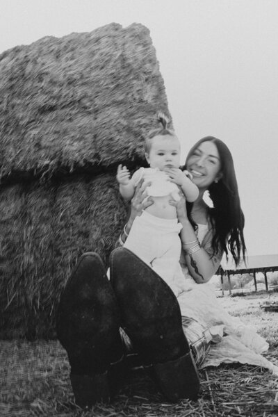 Yakima photographer holding her baby