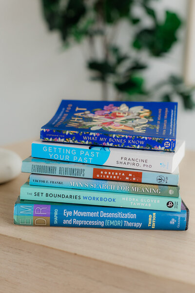 Anxiety and trauma therapy books