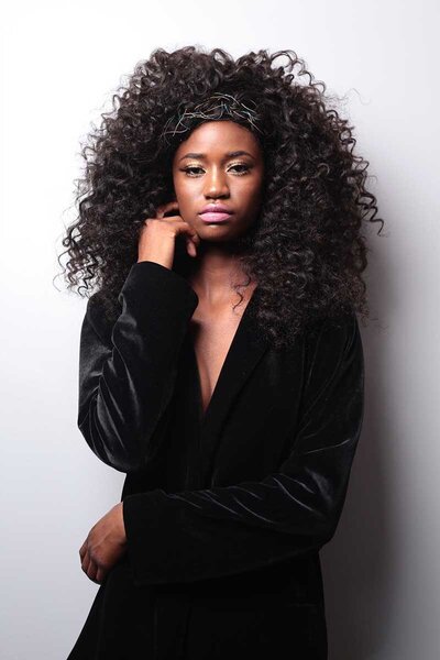 production hair and makeup for black women