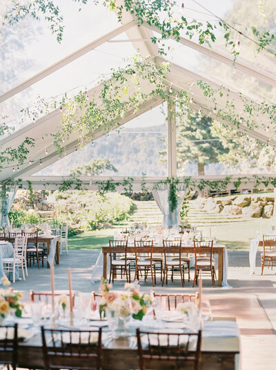 the griffin house wedding reception tent