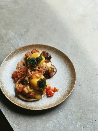 food on plate
