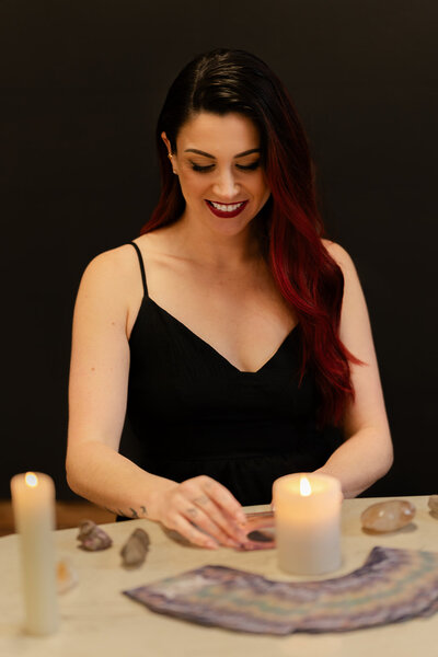 personal and spiritual growth candle