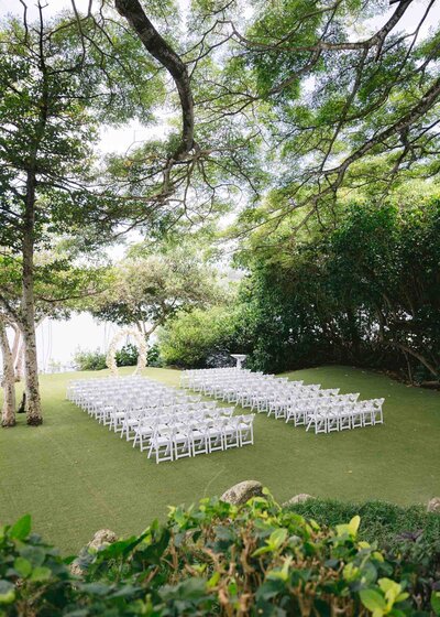 A beautiful Kualoa Ranch wedding venue captured by a fine art photography Hawaii business.