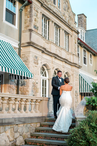 Tented Reception dance photo at Wychmere Beach Club