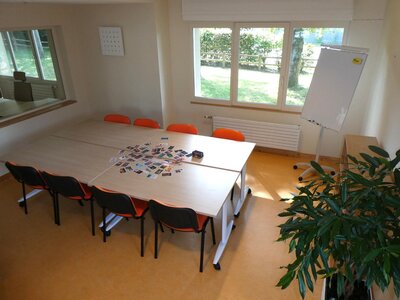 Salle de réunion équipée chez SATTVA à Sautron