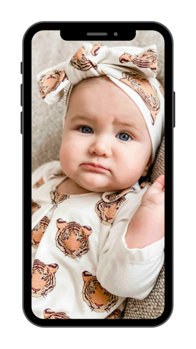 mobile preset example of baby