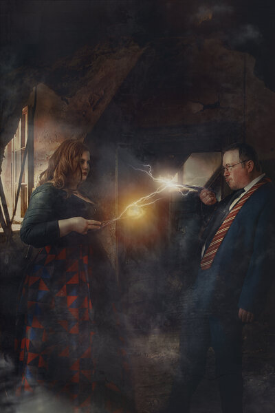 Small and intimate weddings create a sense of family and unity. This couple went all out with their Harry Potter theme in their old style mansion !