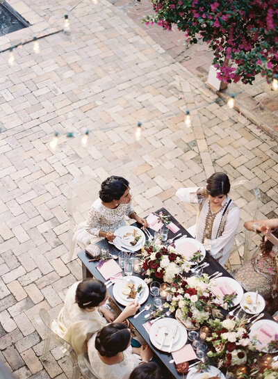race-and-religious-new-orleans-head-table-bridesmaids-wedding
