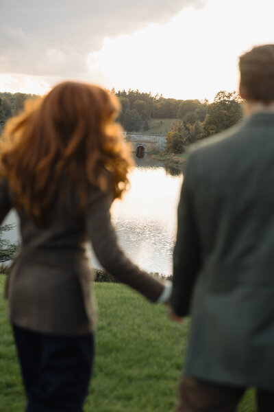 Editorial couple portraits at Blenheim Palace, Oxfordshire