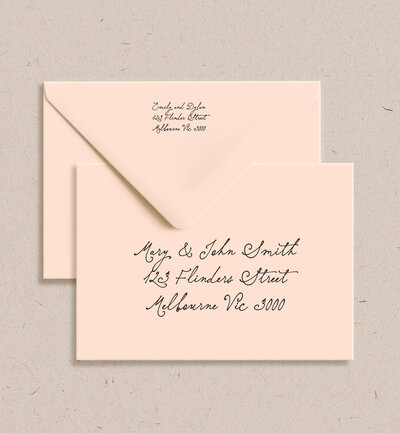 Big Love neutrals invitation package by State of Elliott