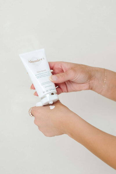 Nurse Injector with Skincare Product
