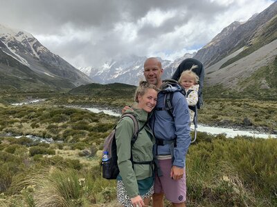 Op wereldreis met kleine kinderen, Nieuw-Zeeland.