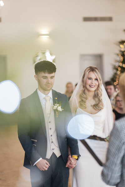 Isabel & Tom at their ceremony