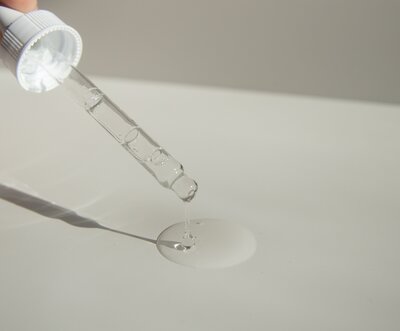 a dropper full of PCA Peel