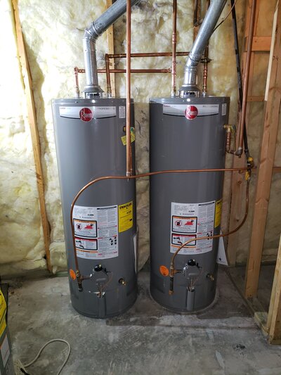 Two water heaters