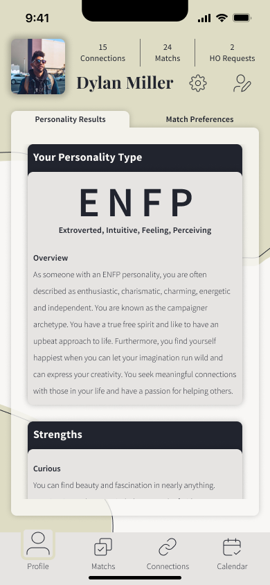 Personality Results