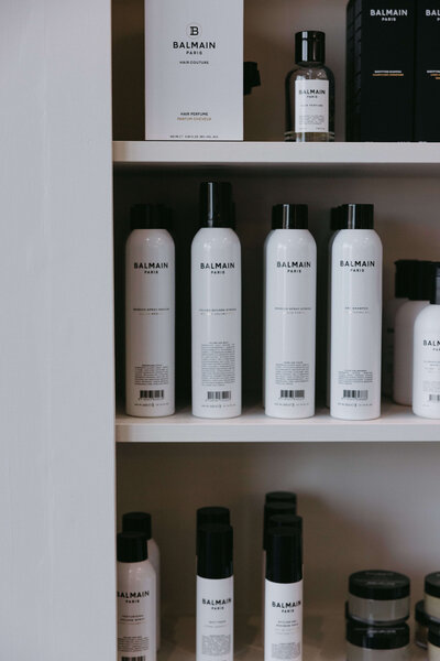 Luxurious hair products like balmain paris at nova strands texas