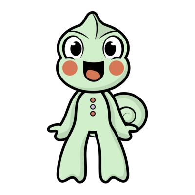 Mascotte créée par Fenicia Studio pour l'identité visuelle d'une organisation proposant des ateliers de chants inclusifs.