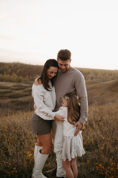 New mom to be sunset maternity shoot