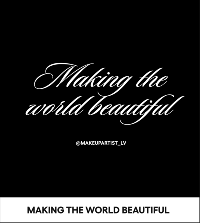 Making the World Beautiful Back