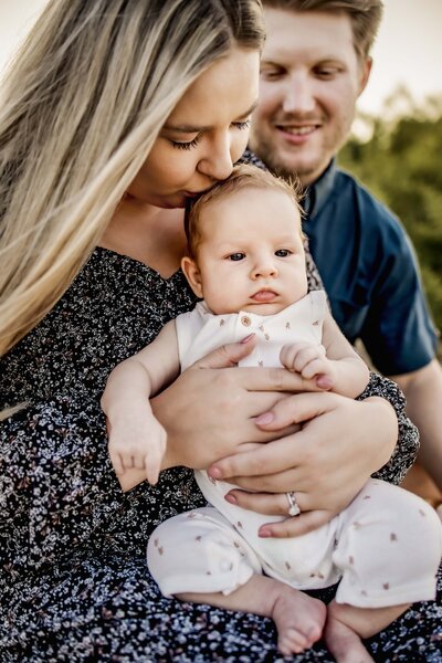 mother with baby in southlake, texas