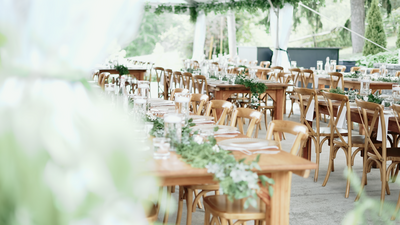 luxury wedding tablescape at Crispin Hill Finger Lakes