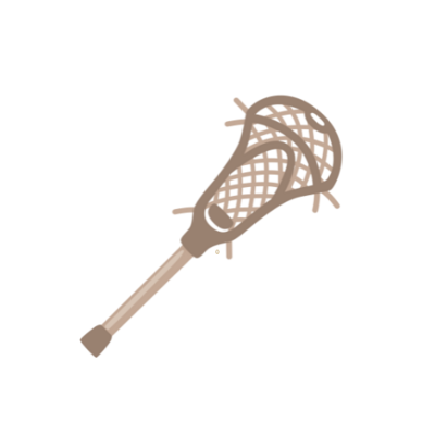 lacrosse stick clipart, brown