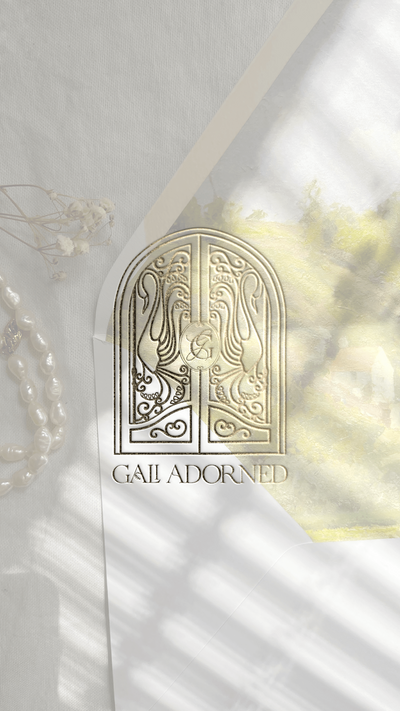 Brand design for a jewelry designer showing creative brand design