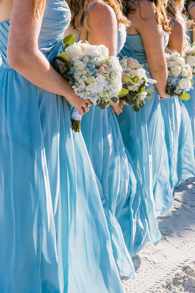 Hilton Head wedding photography bridesmaids in beautiful dresses by Lisa Staff Photography at the Westin Spa and Resort Hilton Head Island