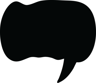 Move Forward Black Speech Bubbles