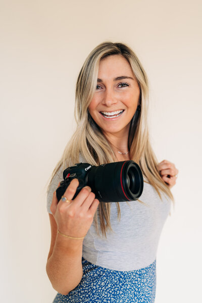 Kristina posing for camera at the salt flats