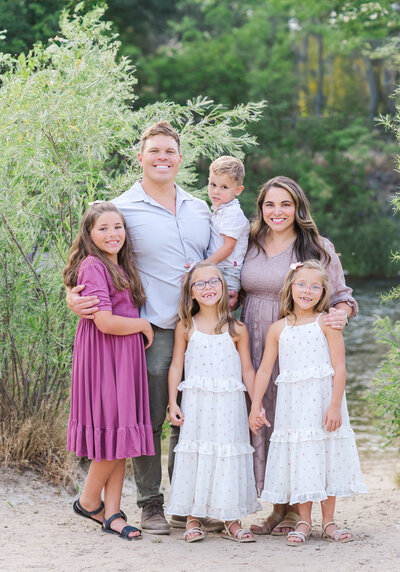 Bruna Firkins and her family