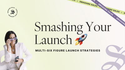 Smashing Sales in Your Launch course cover