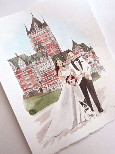 live-wedding-artist-newlywed-couple-portrait-2
