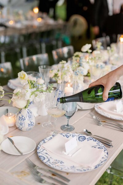 Chinoiserie Wedding Table Details