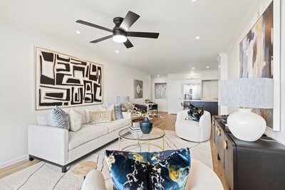 Tulsa condo remodeled by Boulevard Interiors Tulsa Interior Designer