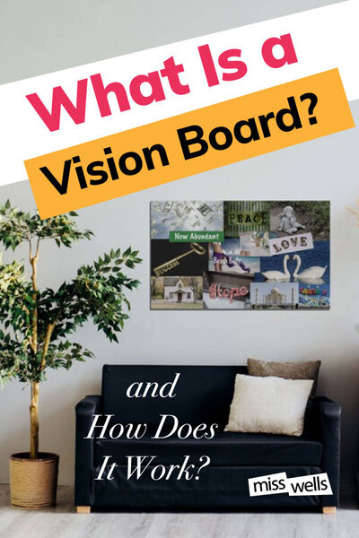 2020 vision board clip art book