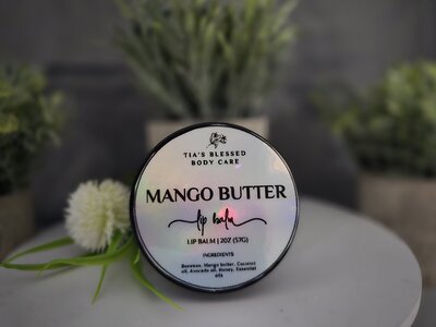 Mango Butter lip balm | Tia's Blessed Body Care